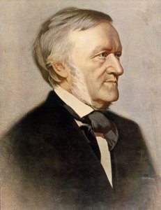理查德·瓦格纳 (1813 - 1883)。 作者 未知艺术家