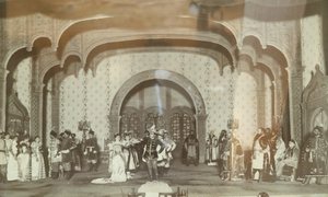 亚历山大-尼古拉耶维奇-奥斯特洛夫斯基（1823-1926 年）的戏剧作品《假德米特里》场景。莫斯科马利剧院。摄影，1870 年。国家中央 A. 巴赫鲁欣剧院博物馆，莫斯科
戏剧 "假德米特里 "的场景，作者：阿列-巴赫鲁欣（Ale Bakhrushin）。 作者 Unknown artist