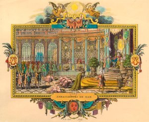 Siam Ambassadors at the Court of King Louis XIV in 1686. Engraving. Private collection 作者 未知艺术家