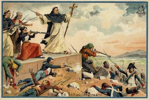 1809年对萨拉戈萨（Zaragoza）的围攻和占领 作者 未知艺术家