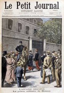 德雷福斯案：雷恩军事监狱 - 1899 年 7 月 9 日的“小杂志” 作者 未知艺术家