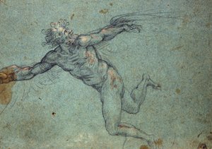 The Fall of icarus - “” The Fall of Icarus”” Drawing of the 17th century 作者 未知艺术家