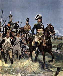伟大的战役--米歇尔-内伊元帅（1769-1815）在弗里德兰，6月14日 作者 Unknown artist