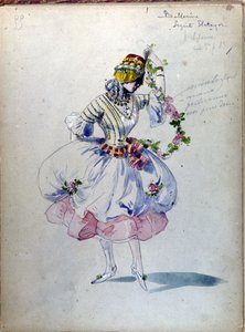 黑桃夫人：由彼得·伊里奇·柴可夫斯基（或柴可夫斯基）于 1890 年创作的歌剧 作者 未知艺术家