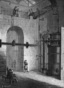 Jouffroy侯爵（1751-1832）研究了Chaillot的消防泵，将其应用于航海。在 "科学专辑 "中，Éditions Jouvet。 作者 未知艺术家