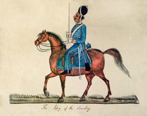 “骑兵的Sepoy” 作者 未知艺术家