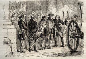 达米斯的攻击（1757年1月）--（罗伯特-弗朗索瓦-达米埃 作者 未知艺术家