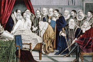 加尔文（1509 - 1564）于1564年5月24日去世。 作者 未知艺术家