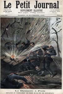 The dynamite in Paris, explosion at the police station rue des Bons Enfants caused by the attack of the anarchist Emile Henry, November 8 作者 未知艺术家