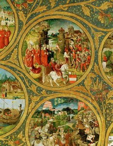 奥斯塔里奇 "首任统治者巴本贝格侯爵和公爵的家谱 作者 未知艺术家