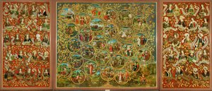 奥斯塔里奇 "首任统治者巴本贝格侯爵和公爵的家谱 作者 未知艺术家