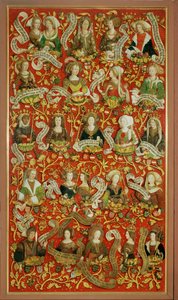 奥斯塔里奇 "首任统治者巴本贝格侯爵和公爵的家谱 作者 未知艺术家