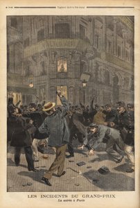 The general fight continued in the streets of Paris at night, reunited the anarchists who thought they were protected by the words of Interior Minister Charles Dupuy (1851-1923) against the forces of law and order. These troubles will lead directly and the 作者 未知艺术家