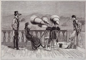 托马斯·爱迪生的扩音器 - 在“La Nature”中，1878 年 作者 未知艺术家