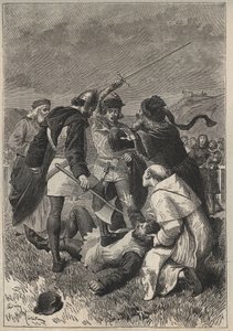 罗赛的诽谤饶舌--19世纪为沃尔特-斯科特（1771-1832）的历史小说《珀斯的漂亮姑娘或情人节（或珀斯的漂亮女仆）》绘制的插图 作者 未知艺术家