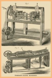 汤普森制桶机械 作者 未知艺术家