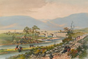 特纳里战役后的特拉基特大桥（Traktir Bridge），1855年 作者 不明