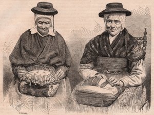 位于法国Auvergne的Puy-en-Velay（Haute-Loire）的两个Bobbin花边制造商 作者 不明