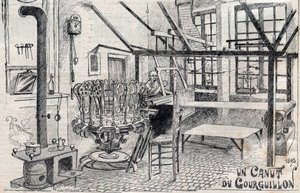 1893年的古尔吉永（里昂）之歌--1895年 "辉煌的进步 "中的版画 作者 未知艺术家
