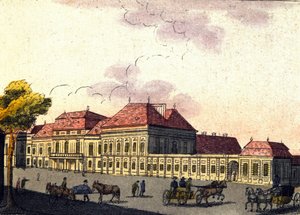 奥地利维也纳市景，雕刻于 1820 年 作者 未知艺术家
