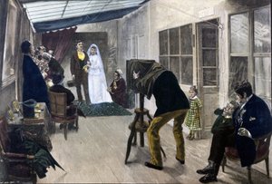1878 年巴黎一位摄影师的工作室 作者 未知艺术家