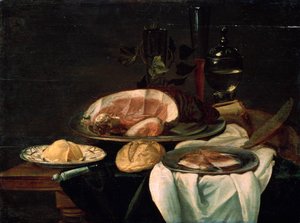 静物》，1650年。   作者 不明