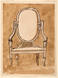 绘画，椅子，1780-90