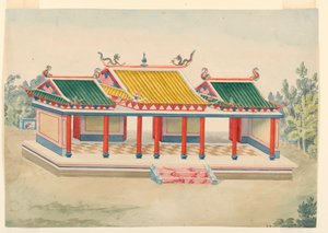 绘画，中国风展馆，1815-22 年 作者 未知艺术家