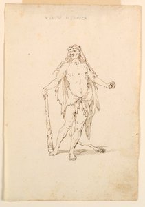 绘画，服装设计：芭蕾舞的英雄力量，约 1720 年 作者 未知艺术家