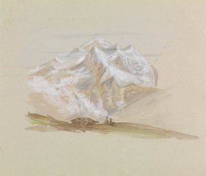 山中小屋 作者 未知艺术家