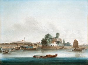 A Fort on the Canton River 作者 未知艺术家