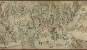 天山狩猎 作者 未知艺术家
