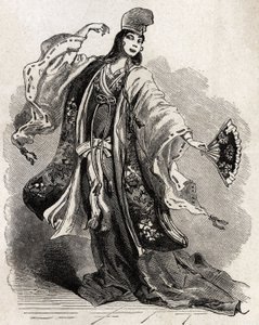 镰仓宫廷的一名舞者，镰仓是幕府将军源赖元（1147-1199）在其政治权力超过天皇（日本天皇）时选择的首都，在太平洋上创造了一个新的政治、经济和艺术中心。 作者 未知艺术家