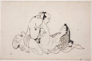 春宫画册上的一张纸 作者 未知艺术家