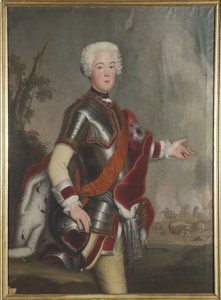 Auguste Guillaume de Prusse, Prince et General - 普鲁士的奥古斯都威廉王子 (1722-1758) 的肖像，匿名。 布面油画，18 世纪上半叶。尺寸：149x117 厘米。 斯德哥尔摩国家博物馆 作者 未知艺术家