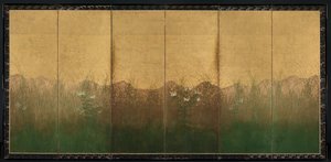 武藏野平原月圆之夜 作者 未知艺术家