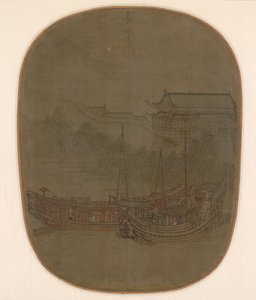 起锚的船只 作者 未知艺术家