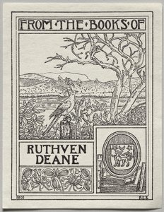 书签：Ruthven Deane 作者 未知艺术家
