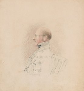 准将加尔布雷斯-洛里-科尔爵士（1772-1842），约1835年（铅笔和水彩画）。 作者 未知艺术家