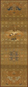 锦缎、丝绸长方形面板；椅套 作者 未知艺术家
