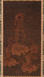 阿弥陀佛的迎客下山 作者 未知艺术家