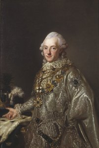 Charles XIII roi de Suede - 瑞典国王查理十三世(1748-1818)的肖像，匿名。布面油画。尺寸：117x78厘米。斯德哥尔摩国家博物馆 作者 未知艺术家