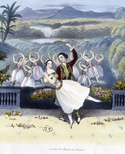 古典舞蹈：浪漫 - 绘画，未注明日期 作者 未知艺术家