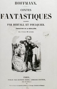 议员 Krespel (Rat Krespel)，Ernst Theodor Amadeus Hoffmann 的“Les contes fantastiques”封面 作者 未知艺术家