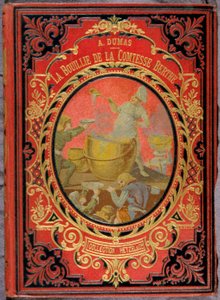 大仲马所著的“La Bouille de la comtesse Berthe”一书的封面，Hetzel 收藏。 作者 未知艺术家