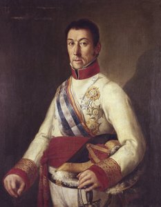 埃利奥，弗朗西斯科·哈维尔·德 (1767-1822)。 西班牙专制军队、蒙得维的亚总督（绘画） 作者 未知艺术家