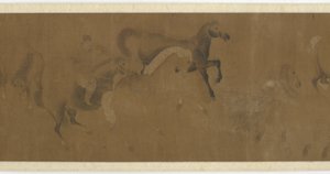八匹马和一个新郎 作者 未知艺术家