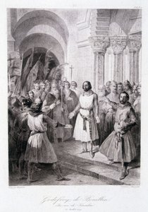 Godefroi of Bouillon elected King of Jerusalem on July 23 作者 未知艺术家