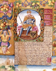 查理五世皇帝（1500 - 1558）的发光肖像。 “遗嘱执行人”的细节 作者 未知艺术家