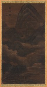 风景：山中的雨 作者 未知艺术家